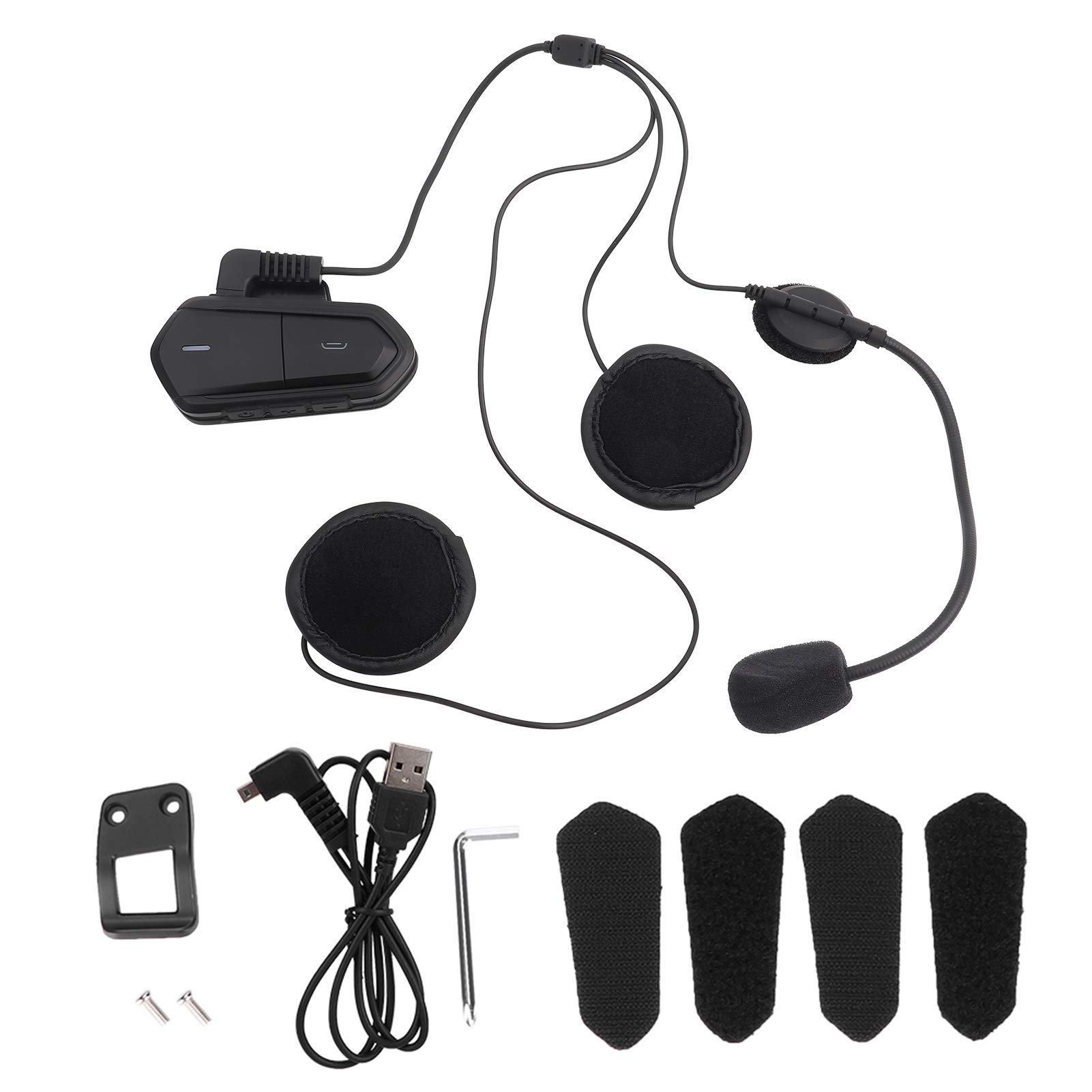 Shipenophy High-Quality Stereo Motorcycle Headphones - Noise Cancelling Bluetooth Headset for Bikers | Perfect for Long Rides, Commuting & Outdoor Adventures