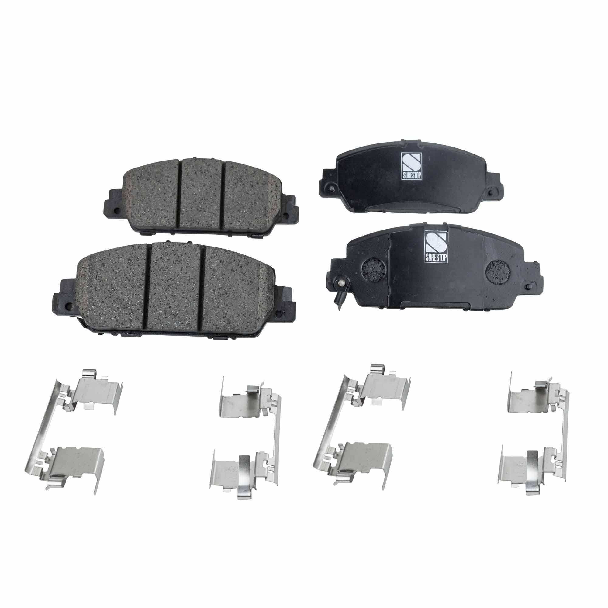 High-Performance Front Brake Disc and Pad Kit for 2013-2017 Honda Accord & 2016-2022 HR-V - Natural Cast Iron Ceramic - Smooth Braking for City Commute & Highway Driving