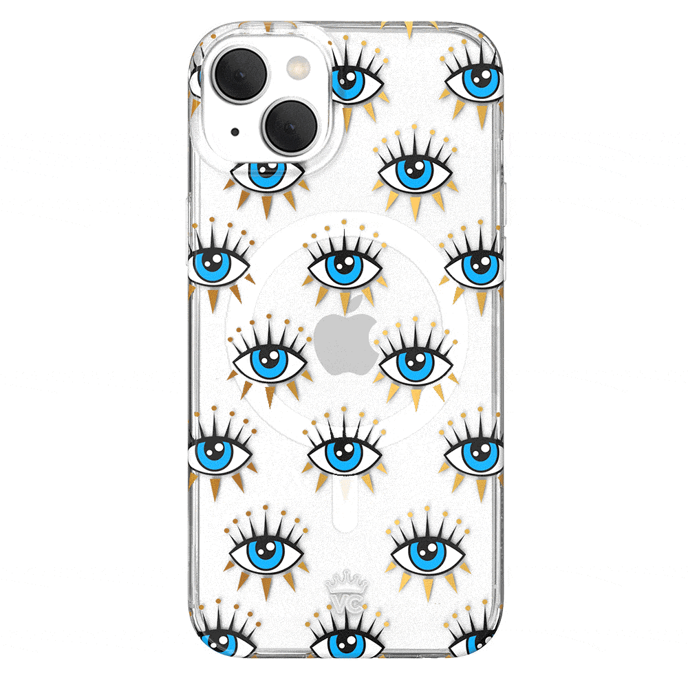 Evil Eye Protection iPhone Case - Stylish & Durable Phone Cover for iPhone 13/12/11/XR - Perfect for Travel, Parties & Daily Use