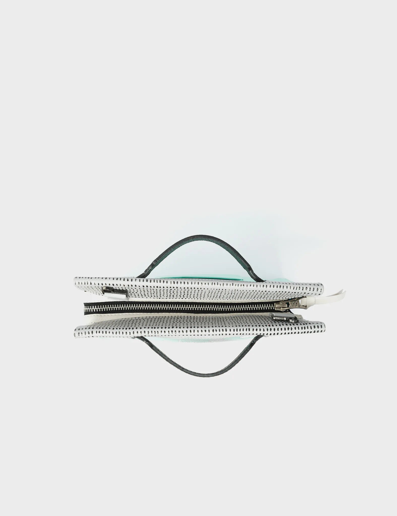Vali Small Crossbody Bag - Oceanic Green & Black Genuine Leather with Hairy Harold Print | Stylish & Durable for Everyday Use, Travel & Casual Outings