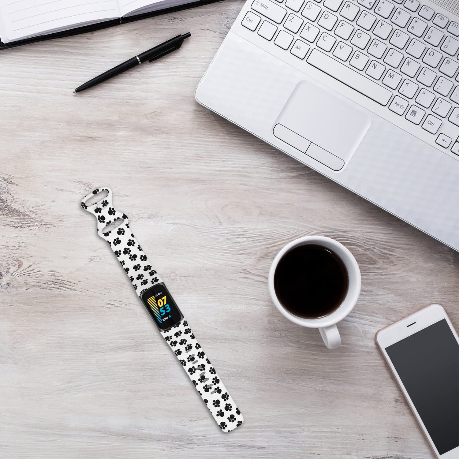 Fitbit Charge 5 Bands - Breathable Sport Strap for Women & Men | Gym & Swimming