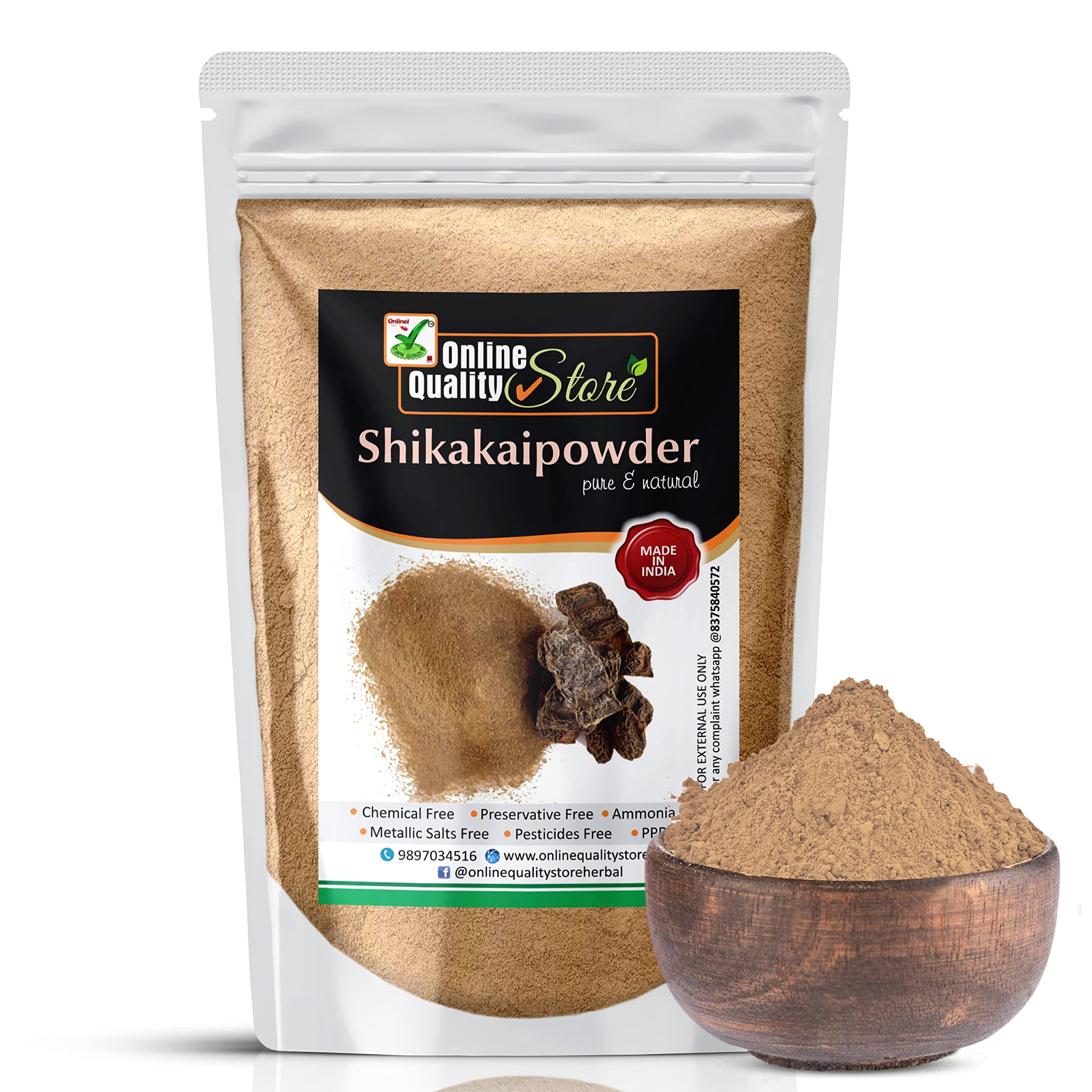 Premium Shikakai Powder for Hair Growth & Scalp Care - 300g | Natural Ayurvedic Hair Treatment for Shine & Strength | Perfect for DIY Hair Masks & Organic Hair Care Routine