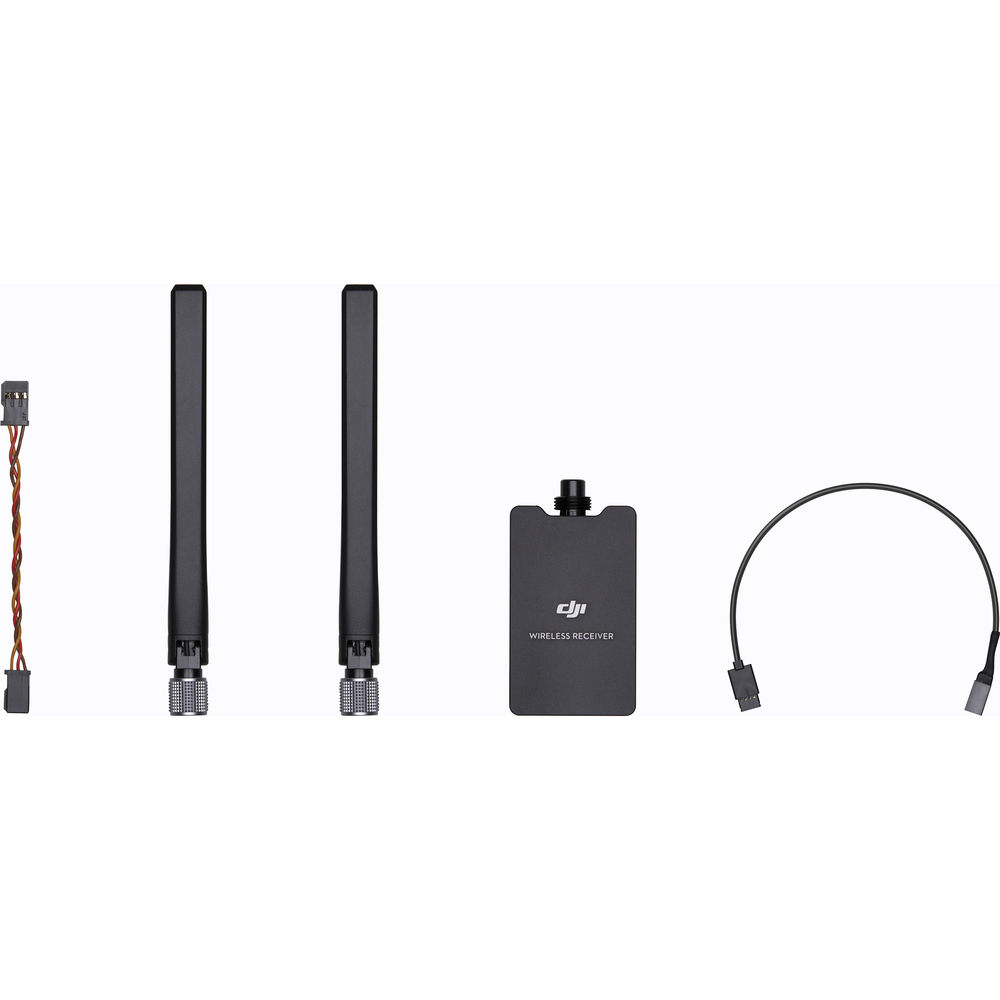DJI Pro Wireless Receiver for Camera - 2.4GHz/5.8GHz Dual Band Video Transmission System with Long Range, Low Latency for Drone & DSLR Filmmaking - Perfect for Aerial Photography, Live Streaming and Professional Videography