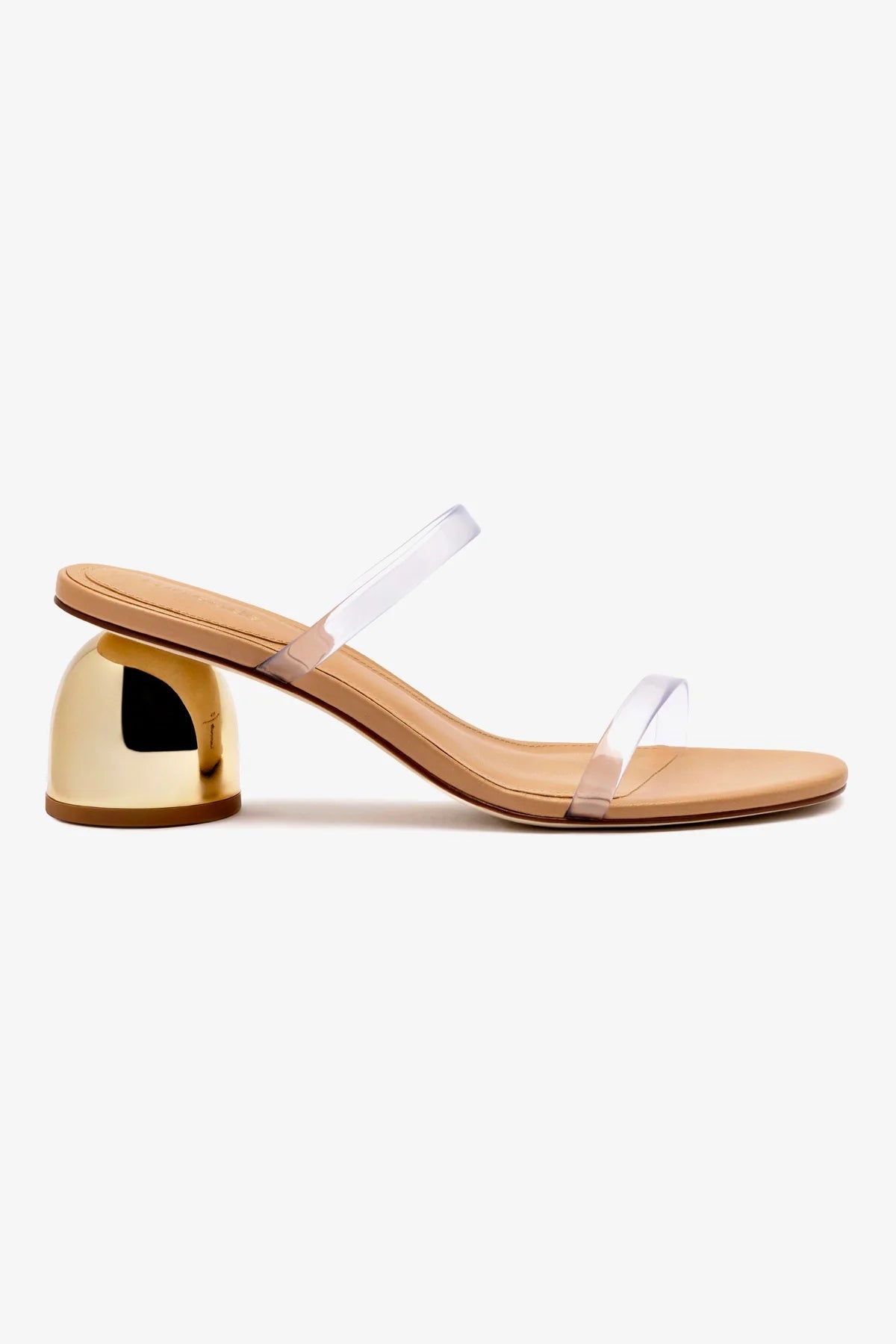 Dew Drop Mule Women's Shoes - Genuine Tan Leather & Soft Vinyl Comfortable Slip-On Loafers for Casual Wear, Office & Home Use
