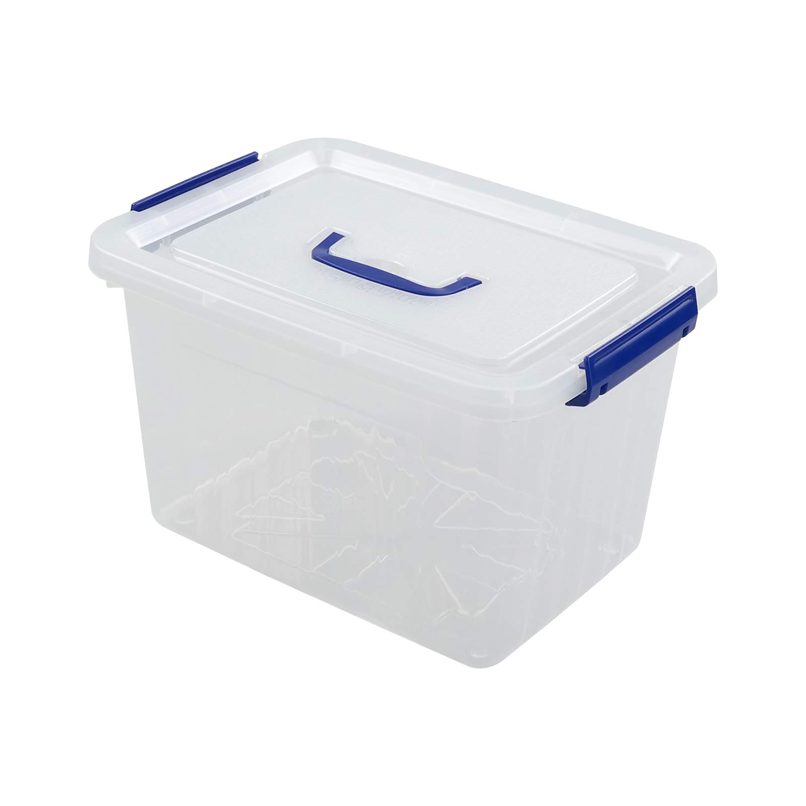 Xowine 10L Clear Plastic Storage Box with Lid - 1-Pack Airtight Container for Kitchen Pantry Organization, Craft Supplies & Home Storage Solutions