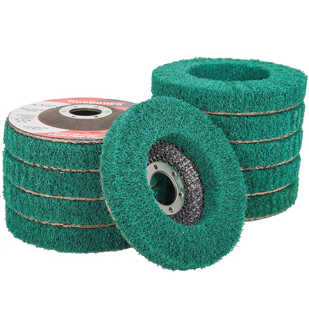 10Pcs 180 Grit Flap Discs for Angle Grinder - 4.5 Inch Coarse Sanding Discs, Paint & Rust Remover, Metal Polishing Wheel - Perfect for Metalworking, Wood Sanding & Surface Preparation