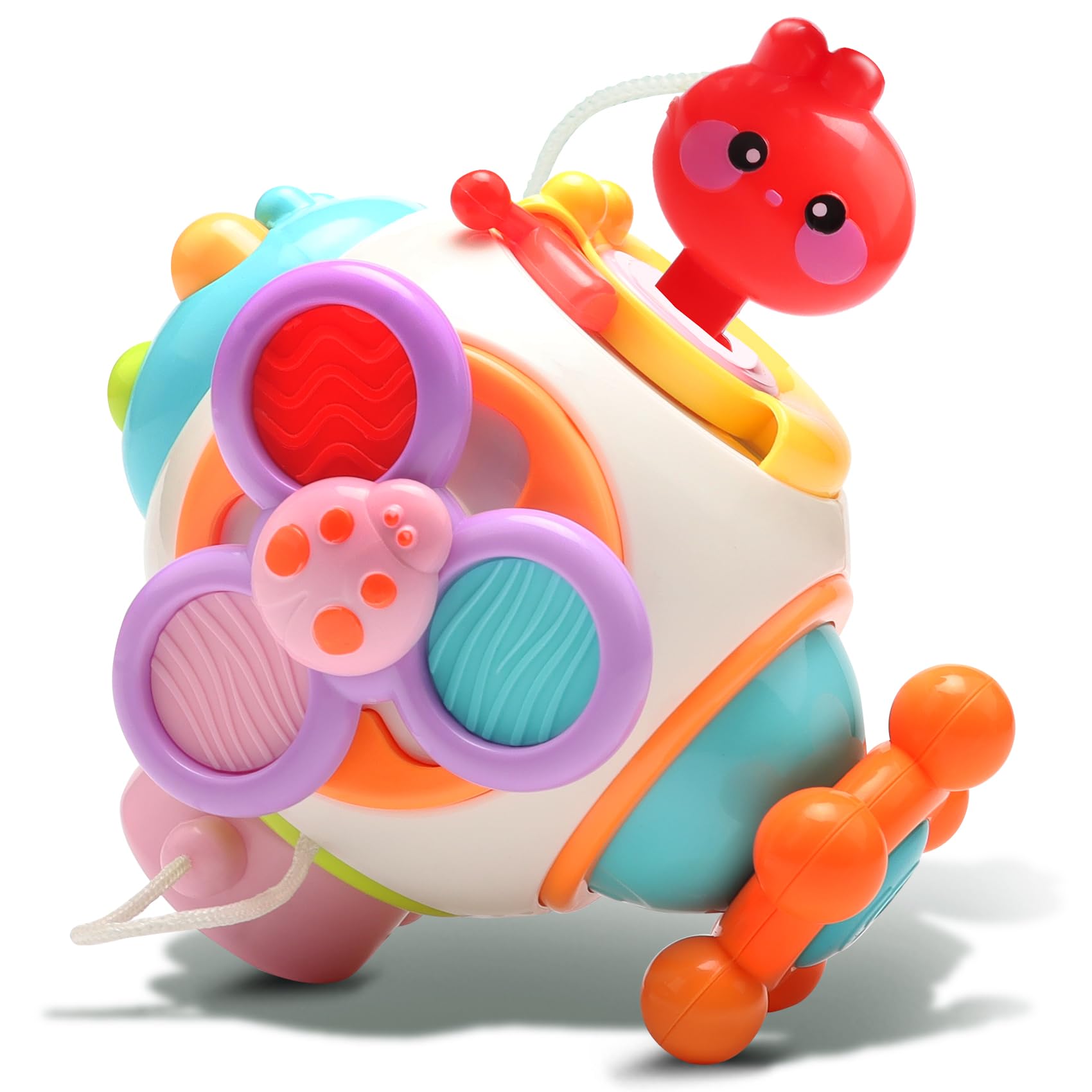 Montessori Sensory Toys for Toddlers 1-2 Years - Educational Baby Activity Cube for 6-18 Month Olds - Travel Learning Toys for Airplane & Car - Perfect Birthday Gift for Boys & Girls | Develop Fine Motor Skills & Cognitive Abilities