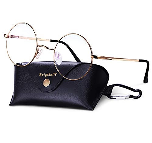 B. Gold Frame With Glasses Case