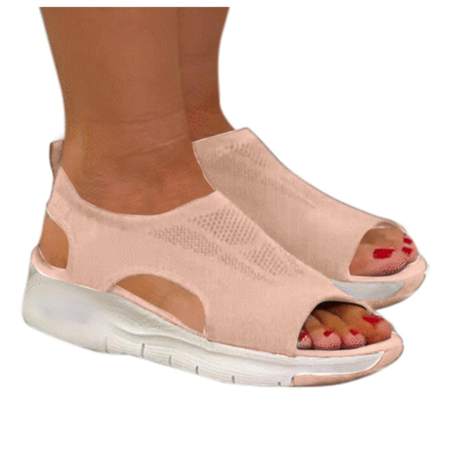 Diabetic Shoes for Women - Comfortable Dressy Slip-On Sneakers with Arch Support - Ideal for Work, Walking & Daily Wear