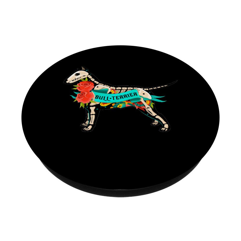 Pitbull Sugar Skull PopGrip - Swappable Phone Grip for Halloween & Cinco De Mayo