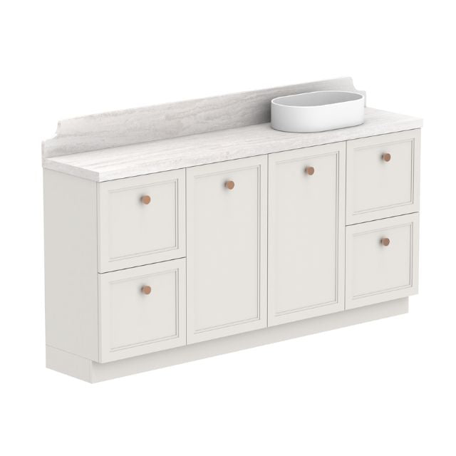 ADP Mabel Ensuite Floor Standing Vanity with Durasein Benchtop - Modern Bathroom Vanity with Sink for Master Bath & Powder Room