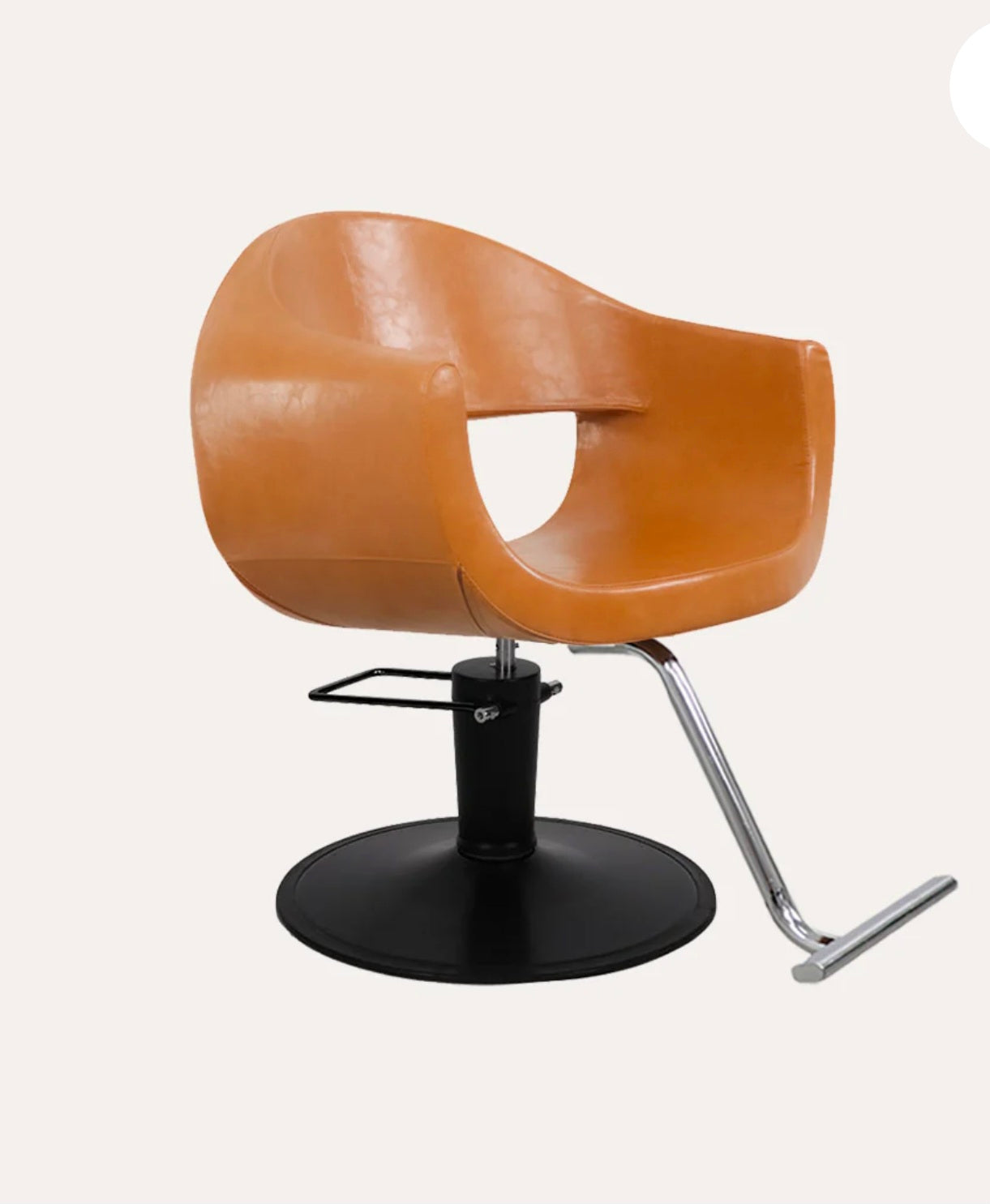 Luna Salon Chair - Professional Hydraulic Styling Chair for Hairdressers & Barbers - Adjustable Height & Swivel Base - Perfect for Salons, Barber Shops & Home Use