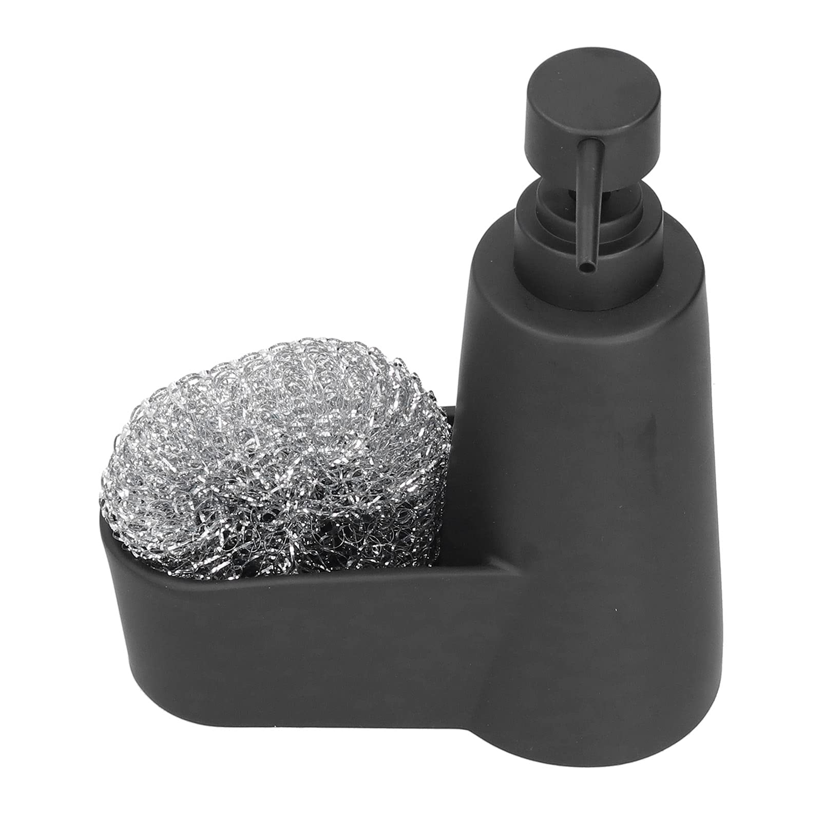 Eco-Friendly Dish Soap Dispenser - Sturdy Press Bottle for Kitchen & Bathroom Sink | Portable Liquid Soap Pump for Dishwashing | Black Hygeian Design | Perfect for Home, RV & Camping Use