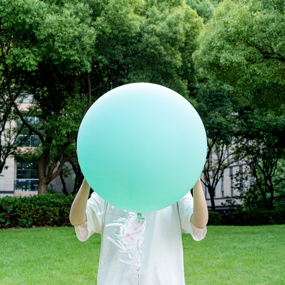 Pastel Turquoise Latex Balloons - 36 Inch, Pack of 10 | Party Decorations, Birthday Supplies, Baby Shower Decor, Wedding Balloons