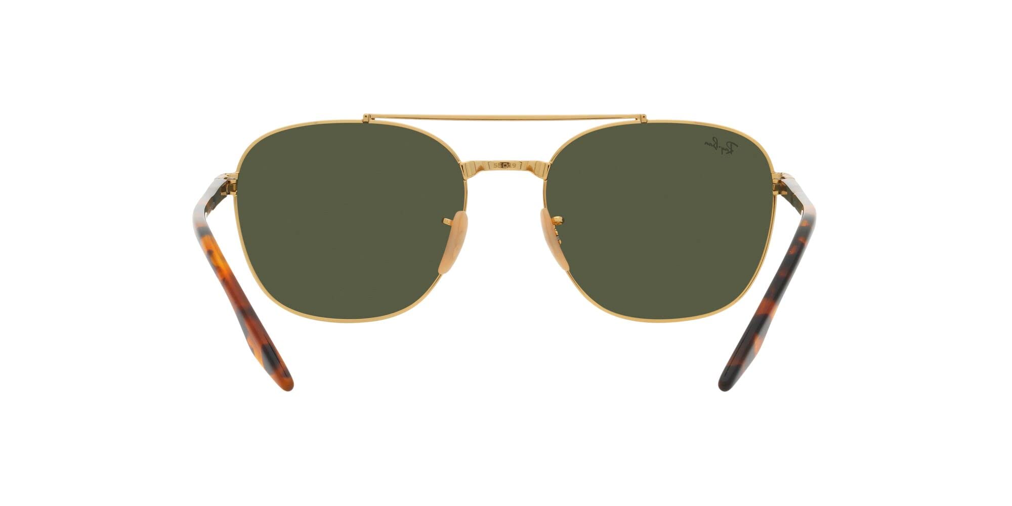 Ray-Ban RB3688 Square Sunglasses for Men & Women - Classic Aviator Style, UV Protection, Polarized Lenses - Perfect for Driving, Outdoor Sports & Fashion Accessories
