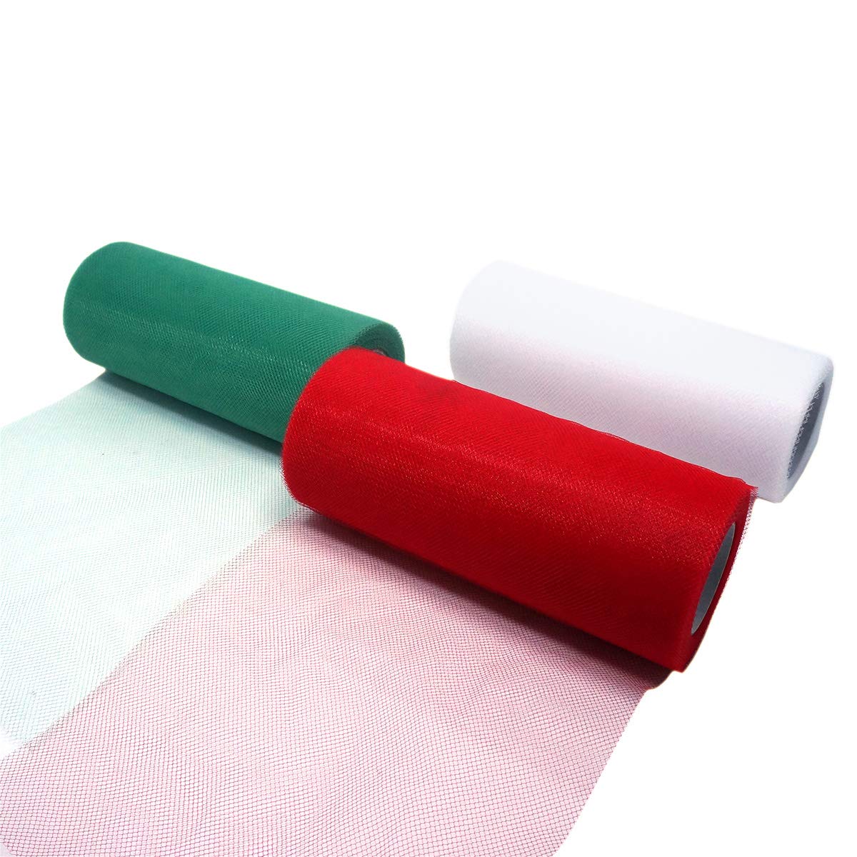 Christmas Tulle Fabric Rolls - 6