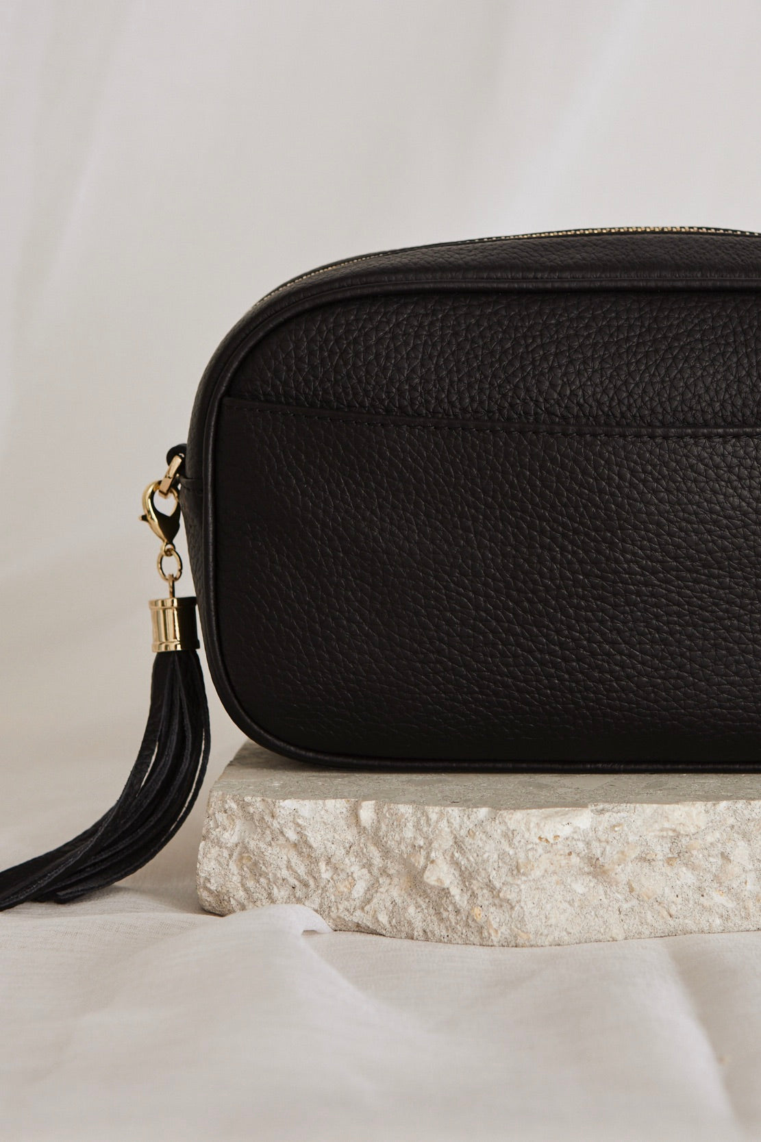 Berlin Black Leather Chevron Quilted Handbag - Stylish Crossbody Purse for Women, Perfect for Work, Travel & Everyday Use