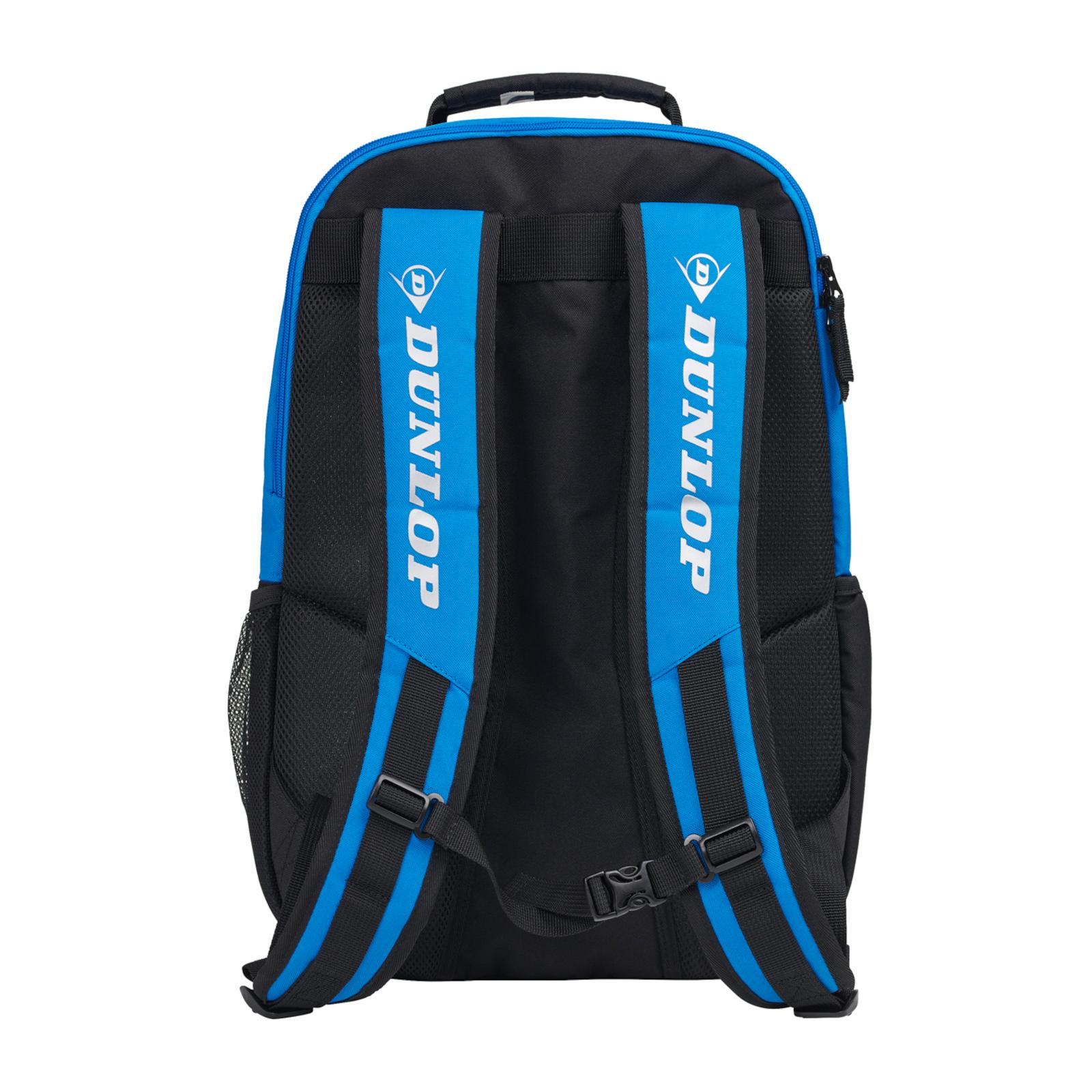 Dunlop FX Performance Backpack Tennis Racquet Bag - Blue/Black | Lightweight & Durable for Tennis Players | Perfect for Training, Matches & Travel