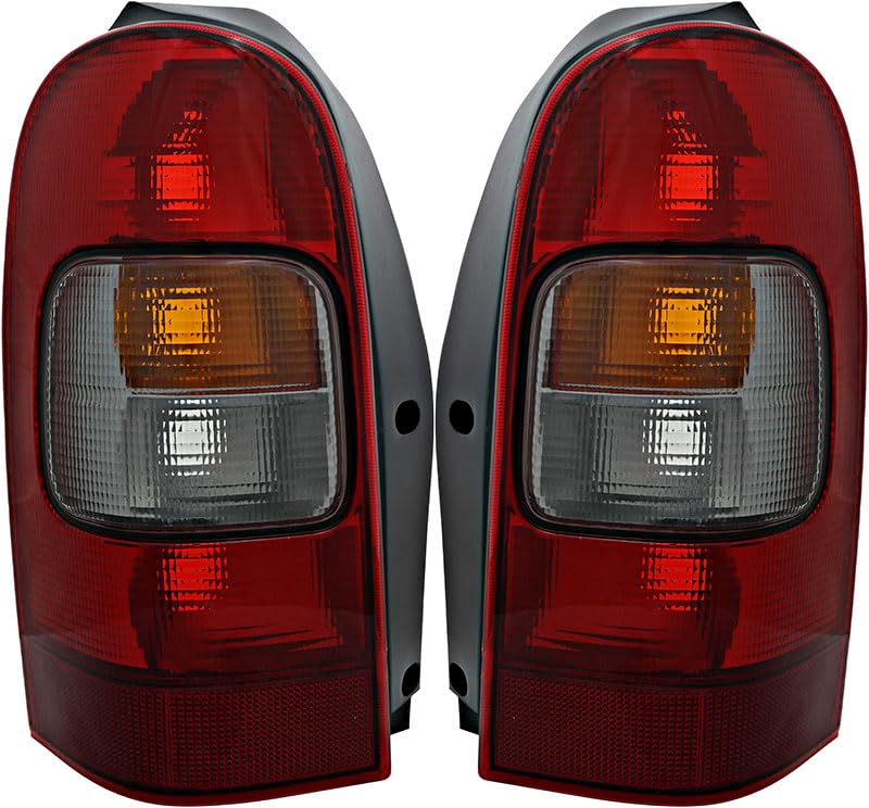 1997-2005 Chevrolet Chevy Venture/Oldsmobile Silhouette/Pontiac Trans Sport/Montana SV6 Replacement Tail Lights Pair - Left & Right Side for Enhanced Night Visibility & Safety - Perfect for Road Trips, Commuting & Vehicle Restoration Projects
