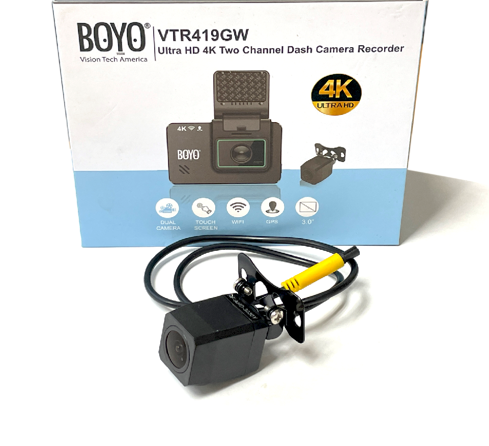 VTR419GW 002 Rear View Backup Camera - Replacement for VTR419GW Dash Cam - HD Night Vision, Waterproof, Easy Installation - Perfect for Cars, Trucks, SUVs & RVs Parking Safety