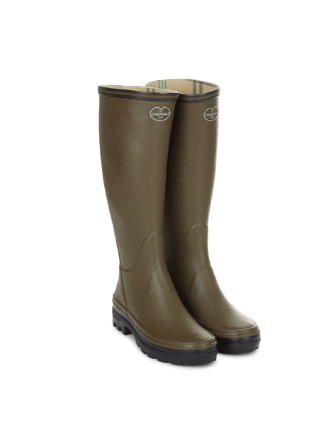 Le Chameau Giverny Wellington Boots - Waterproof Rubber Rain Boots for Men & Women - Perfect for Gardening, Hiking & Outdoor Activities