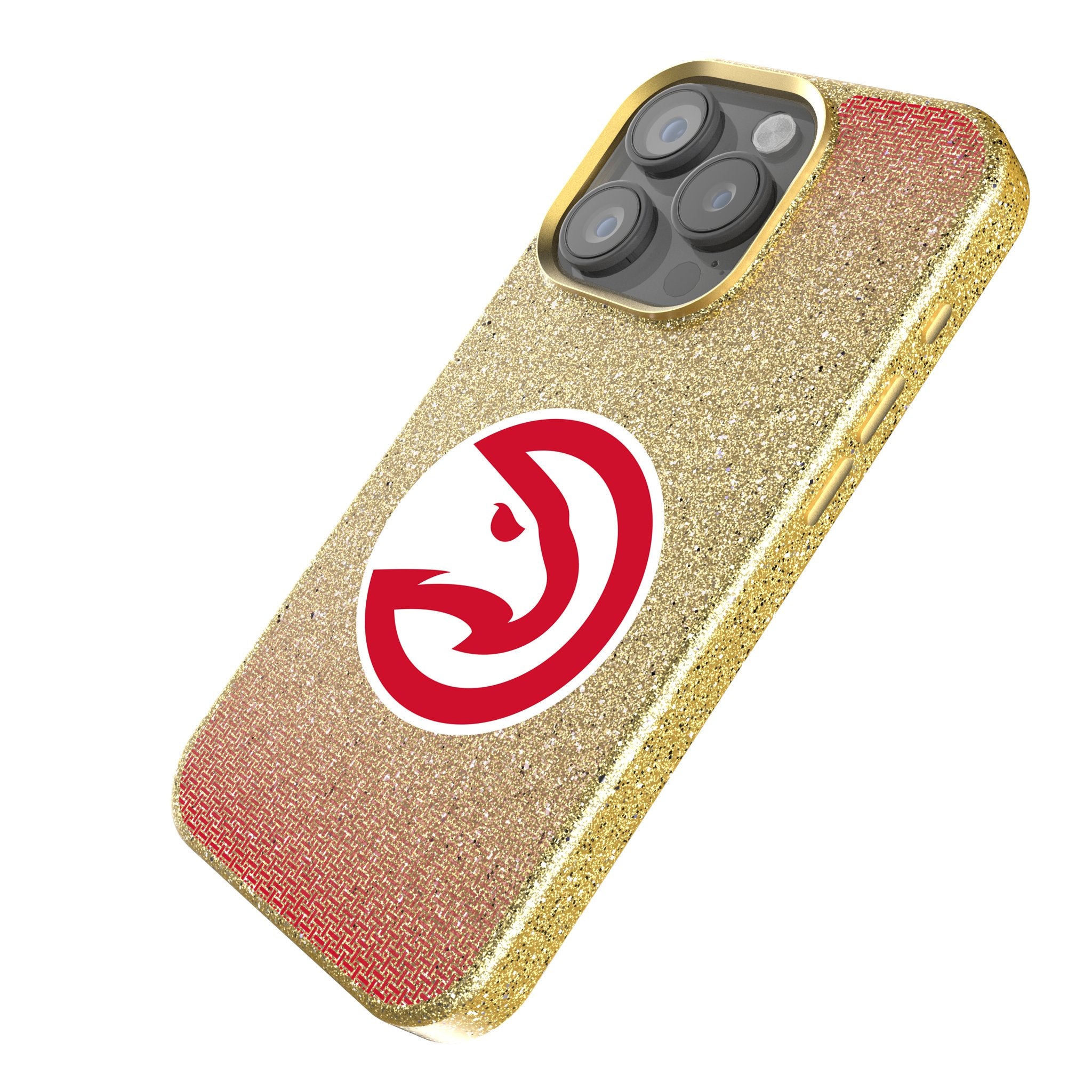 Atlanta Hawks Rhinestone Bling Phone Case for Apple iPhone 14 13 12 11 Pro Max XR XS - Stylish Luxury Glitter Cover for Basketball Fans & Game Day Accessories