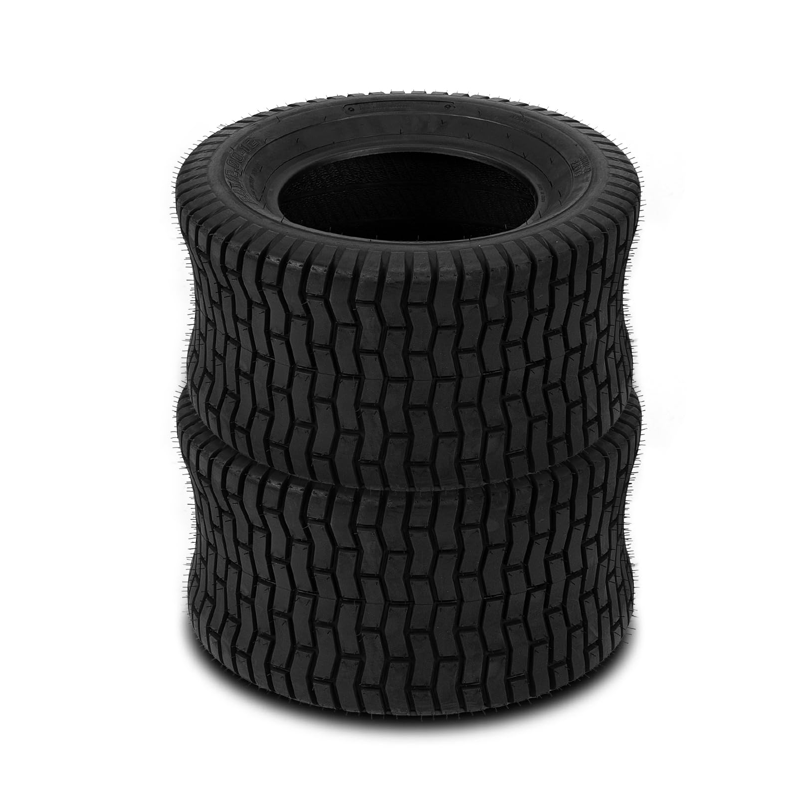 24x12.00-12 6-Ply Tubeless Lawn Mower Tractor & Golf Cart Tires - Heavy Duty Garden Turf Tires (Set of 2) - Perfect for Lawn Care, Golf Courses & Agricultural Use