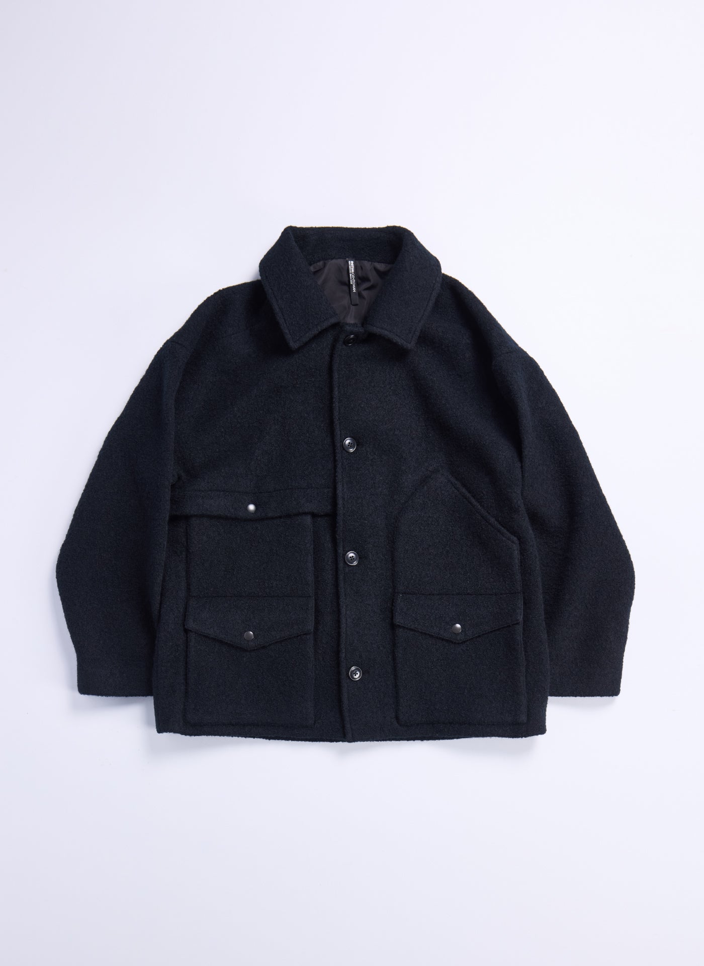Boiled Wool Cruiser Jacket for Women - Warm Winter Coat with Zipper Closure, Cozy Outerwear for Hiking, Travel & Casual Wear