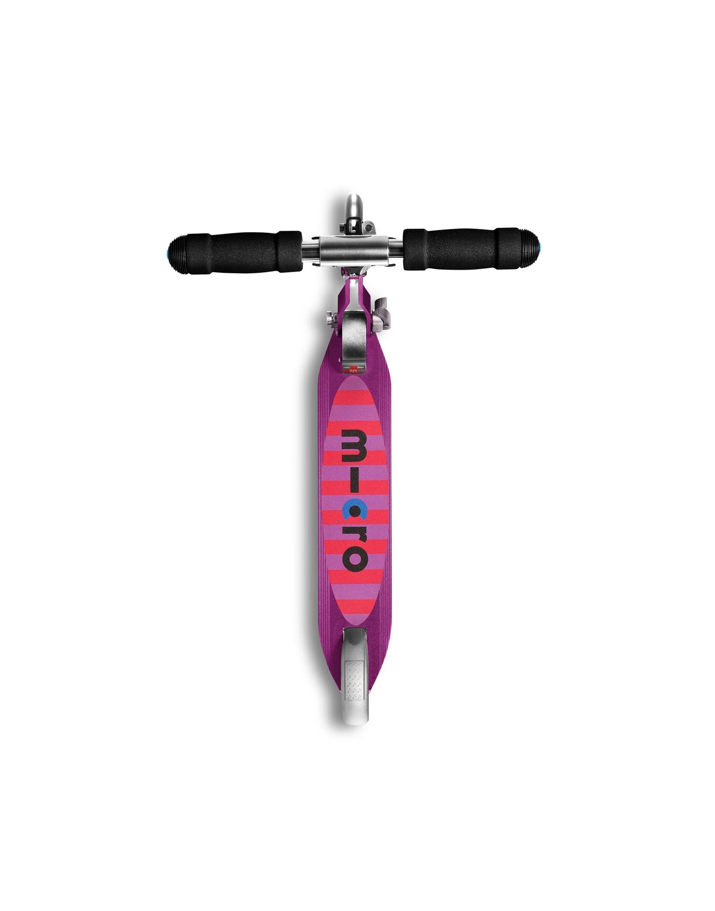 Micro Sprite Kids LED Scooter with Purple Stripe - Light Up Electric Scooter for Boys & Girls Ages 6-12 - Perfect for Commuting, Neighborhood Rides & Outdoor Fun