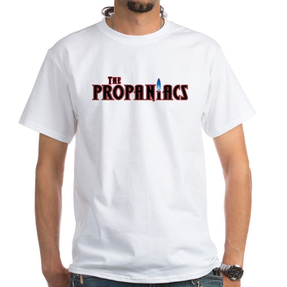 The Propaniacs 100% Cotton White T-Shirt for Men & Women | Soft Breathable Comfortable Tee | Perfect for Casual Wear, Gifts & Fan Merchandise