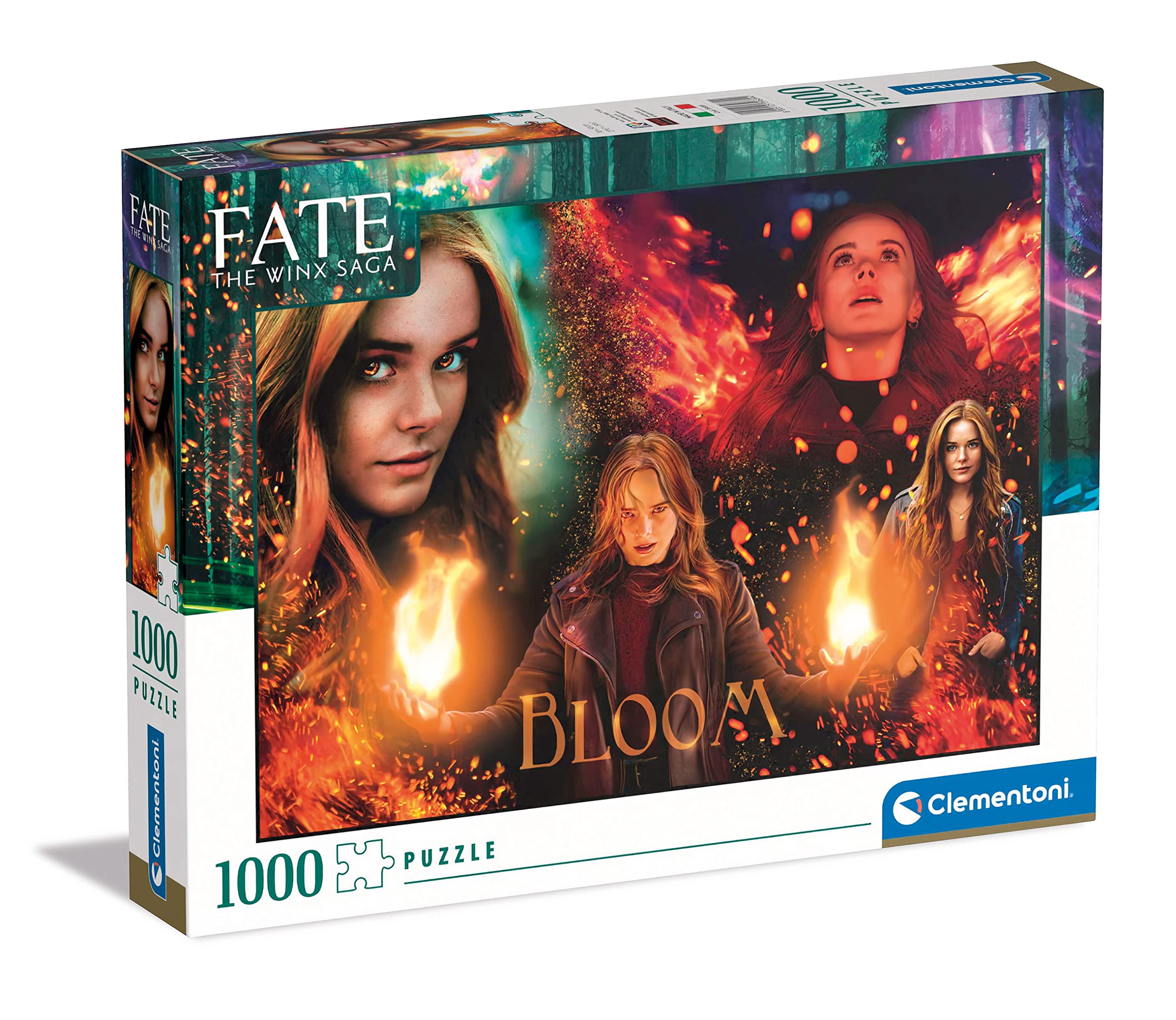 Clementoni 1000-Piece Puzzle - Fate: The Winx Saga Netflix Series - Adult Jigsaw Puzzle for Entertainment - Made in Italy - Perfect for Relaxation, Family Game Nights & Home Decor