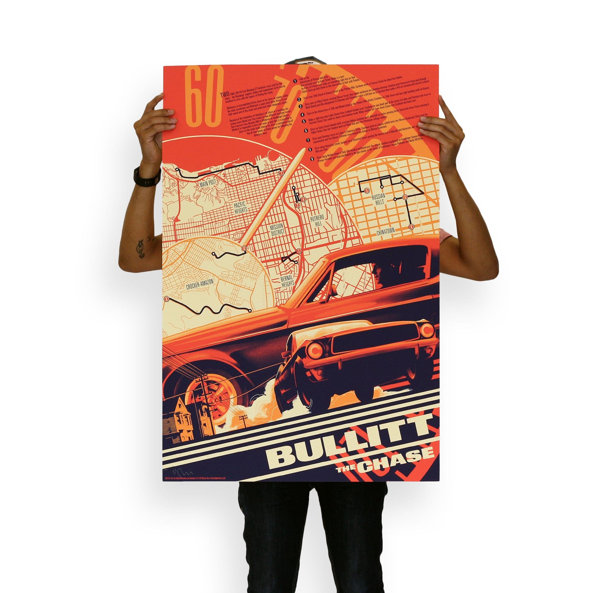 Bullit Poster - Premium Quality Wall Art for Home & Office Decor | Perfect for Living Room, Bedroom, and Workspace
