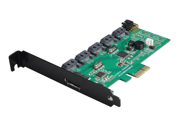 Lian Li 5-Port SATA II RAID PCIe Controller Card (Model IB-01) - High-Speed Data Transfer for PC Builds & Server Upgrades