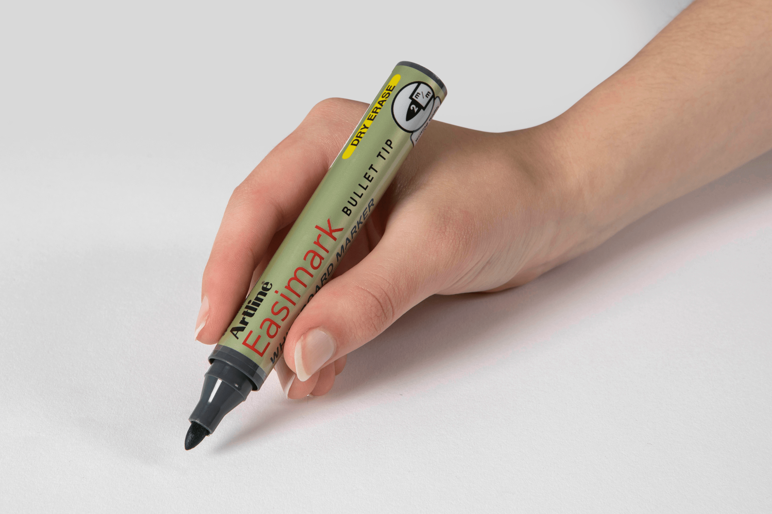 Artline 157 Easimark Whiteboard Marker 2mm Bullet Tip - Green (12-Pack) | Dry Erase Markers for Office, Classroom & Home Whiteboards | Non-Toxic & Low-Odor