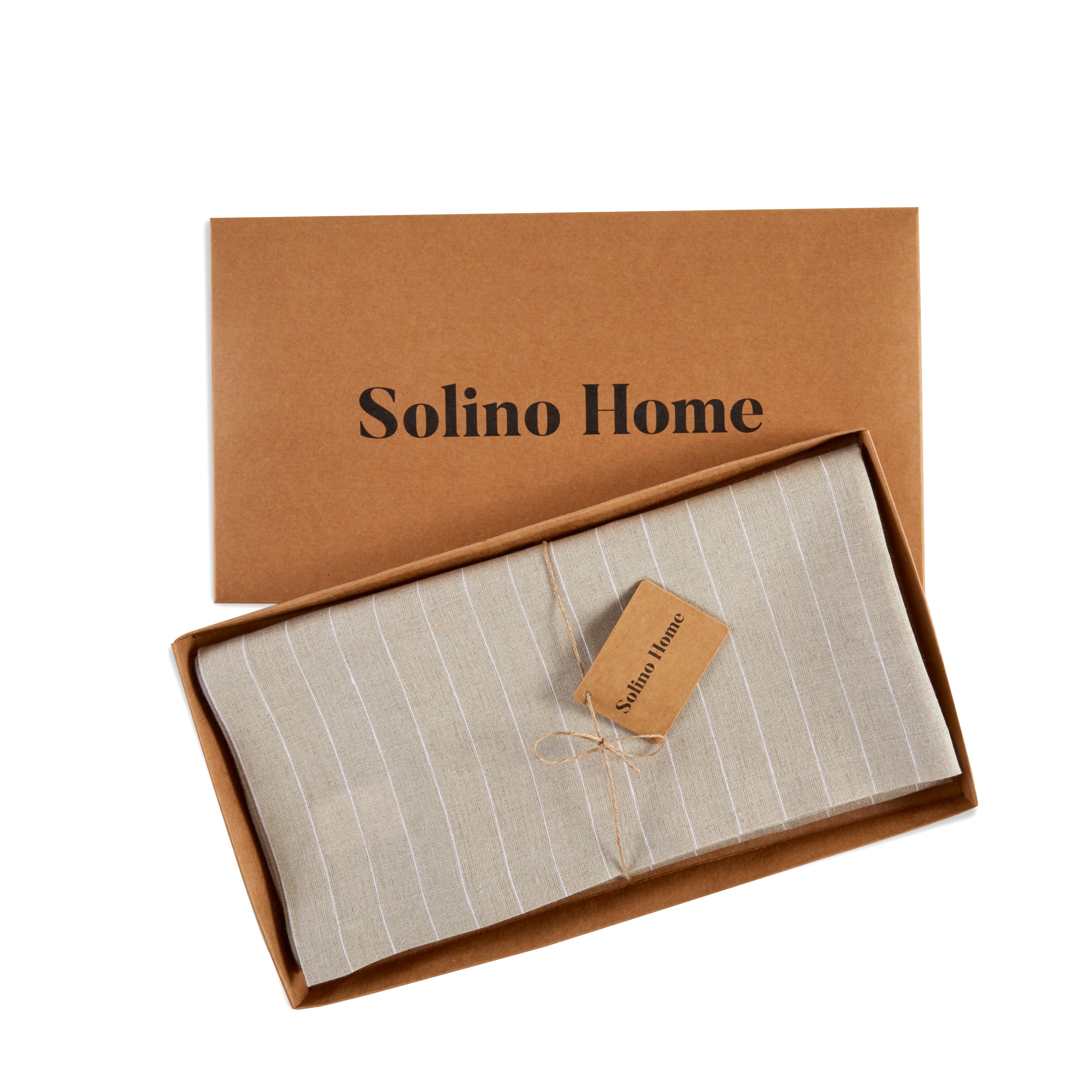 Stylish Pinstripe Table Throw - Elegant Dining & Home Decor for Parties, Weddings & Everyday Use