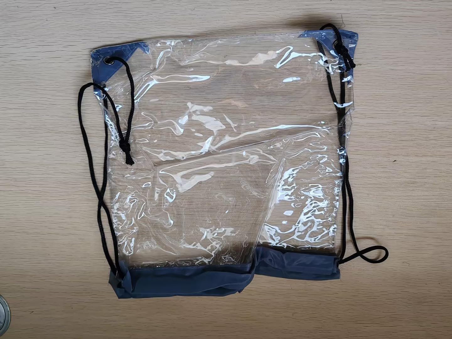 Shappy 30-Pack Clear Drawstring Backpack - Waterproof Plastic Transparent Stadium Bags for Gym, Travel, Concerts & Events (Gray) - Perfect for Sports, Beach & School Essentials