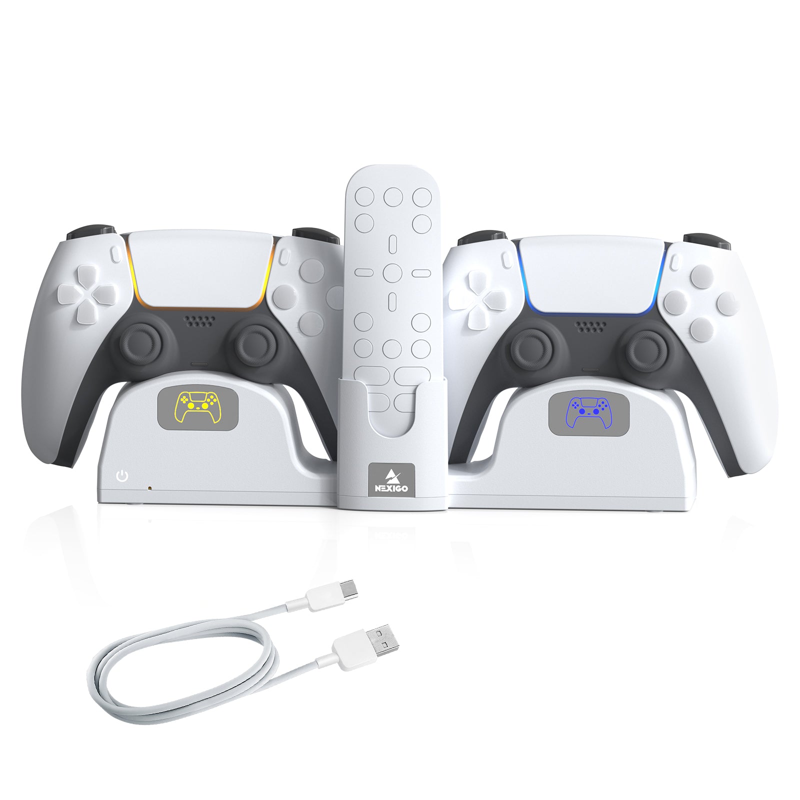 NexiGo PS5 Wall Mount Kit - Secure and Space-Saving Vertical or Horizontal Mounting Bracket for PlayStation 5 Console - Perfect for Gaming Rooms, Living Rooms, and Small Spaces