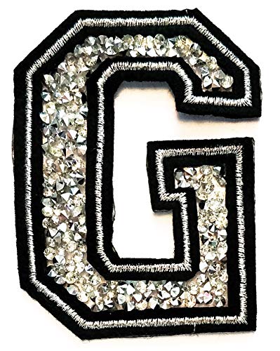 Silver Crystal Letter G