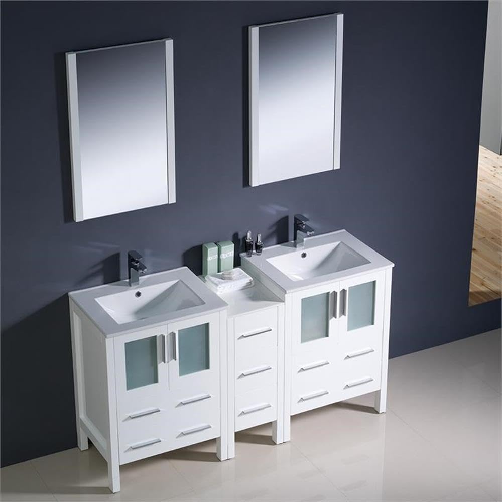 Fresca Bath FVN62-241224WH-UNS Torino 60