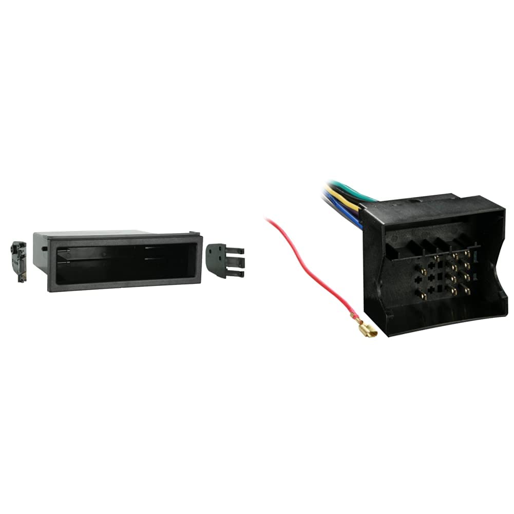Metra 88-00-9008 VW Pocket Radio Installation Kit for 1999-2006 Models & Metra 70-9003 Radio Wiring Harness Compatible with Audi/BMW/VW 2002 and Newer - Perfect for Car Stereo Upgrades and DIY Installations