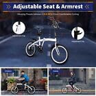 20 Inch 6-Speed Folding Bicycle for Adults - Adjustable Seat & Dual Brake System - Portable Commuter Bike for Travel, Workout & Urban Cycling (White)
