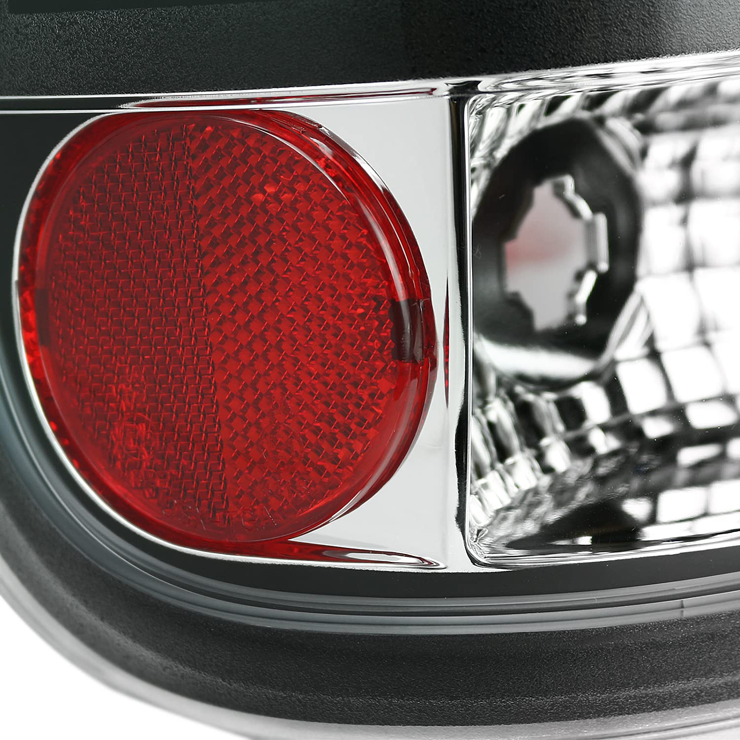 Spec-D Tuning Black LED Tail Lights for 2008-2016 Ford Super Duty F250 F350 F450 F550 - Left & Right Pair Assembly - Durable & Bright LED Brake Lights for Enhanced Night Visibility & Style