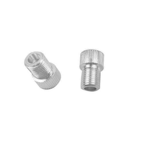 2 Pack Presta to Schrader Valve Adapter - Bicycle Tire Valve Converter for Bike, Pump & Inflator - Perfect for Road Bikes, Mountain Bikes & Hybrid Bikes
