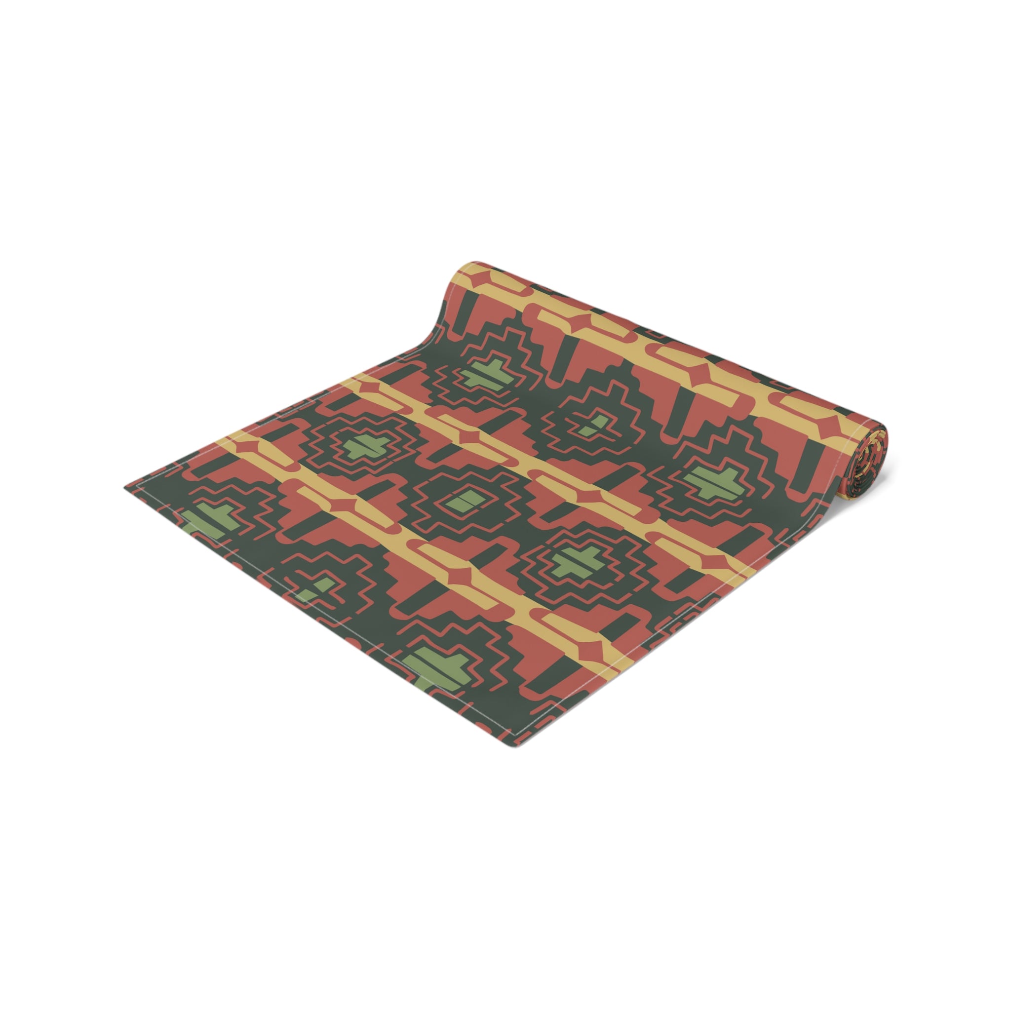 Southwestern Table Runner - Cotton & Polyester Mohave Pass Print - 2 Sizes (12x72 & 16x90) - Perfect for Dining Tables, Kitchen Islands & Rustic Home Decor