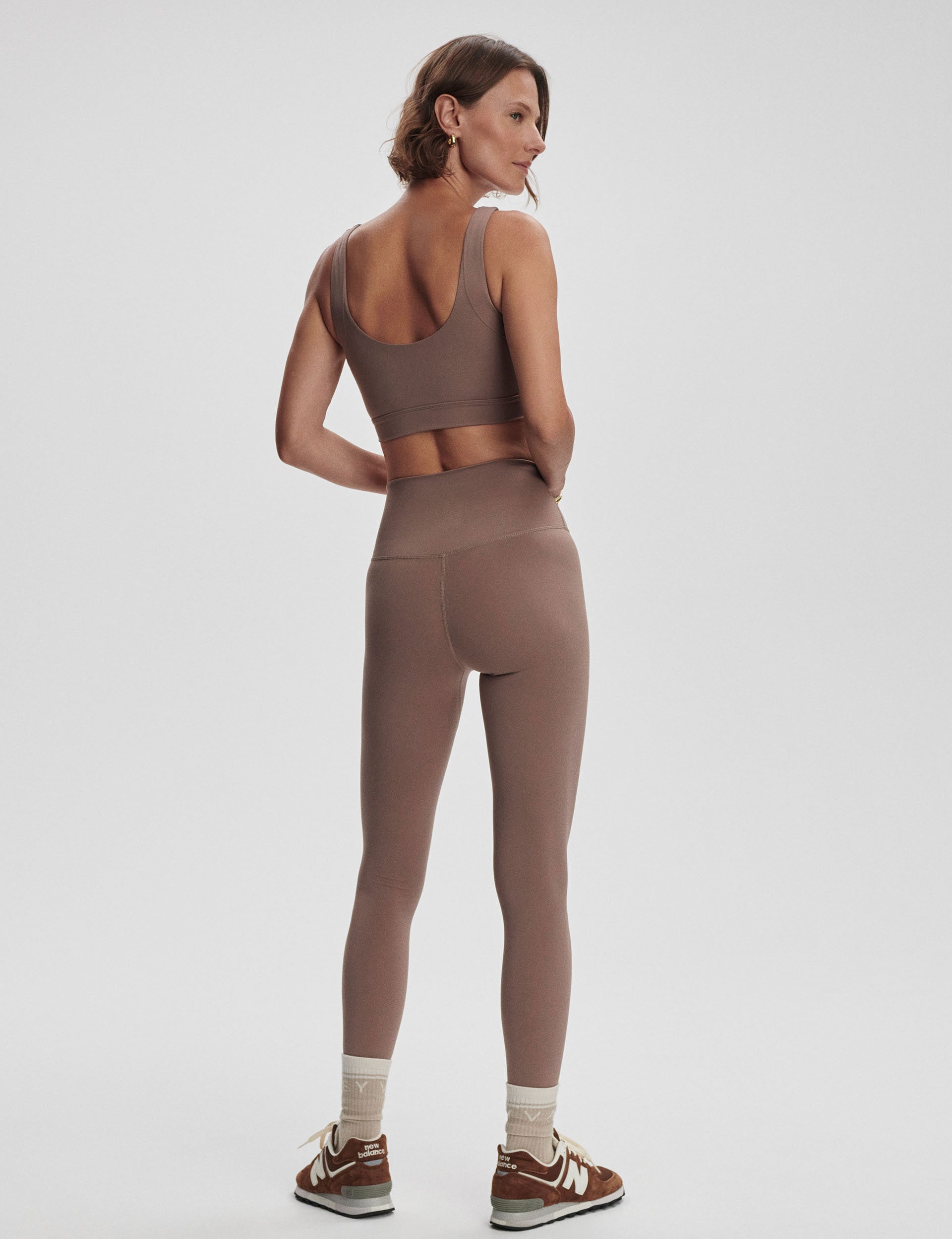 FreeSoft Essi Bra - Deep Taupe | Comfortable Wireless Bralette for Everyday Wear | Perfect for Yoga, Lounge & Sleep