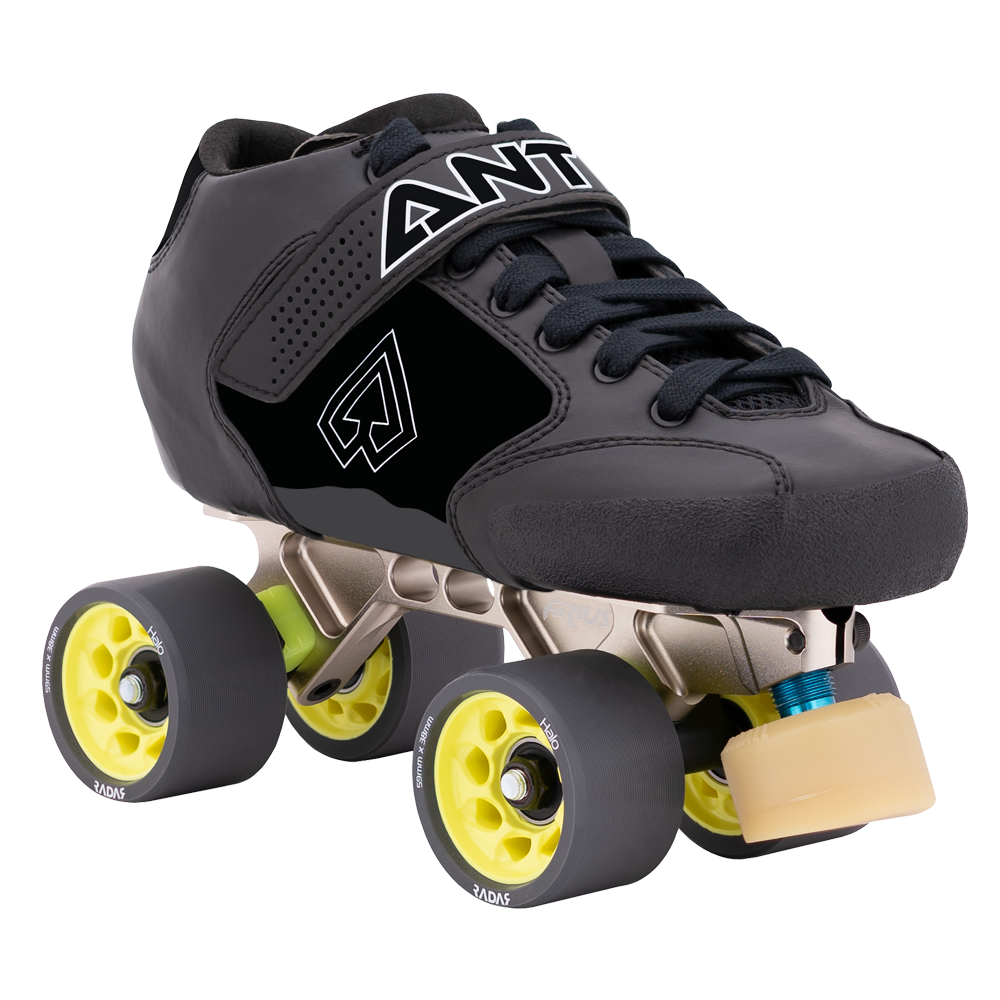 Antik Jet Carbon Roller Skates with Arius Plate - High-Performance Skates for Speed Skating, Derby & Outdoor Roller Sports