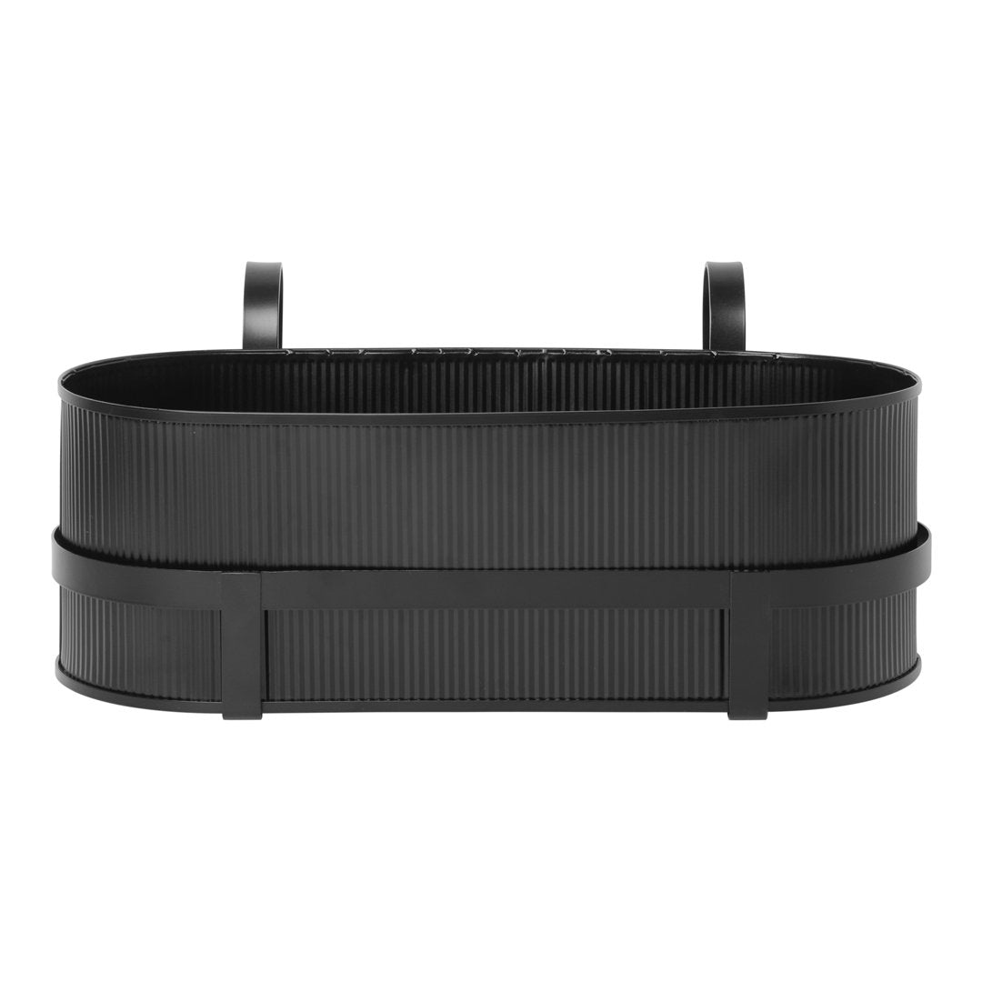 Ferm Living Bau Balcony Box - Modern Outdoor Storage Solution for Small Spaces | Perfect for Balcony, Patio, Garden & Apartment Organization | Herman Studio Collection
