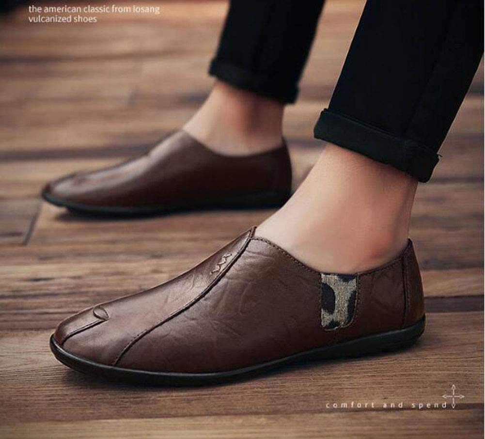 Premium Genuine Leather Men's Driving Loafers - Comfortable Slip-On Casual Shoes for Men | Perfect for Daily Wear, Office & Weekend Outings