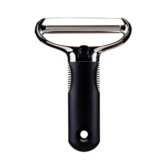 OXO Stainless Steel Wire Cheese Slicer - Adjustable Kitchen Tool for Hard & Soft Cheeses - Perfect for Charcuterie Boards, Sandwiches & Entertaining