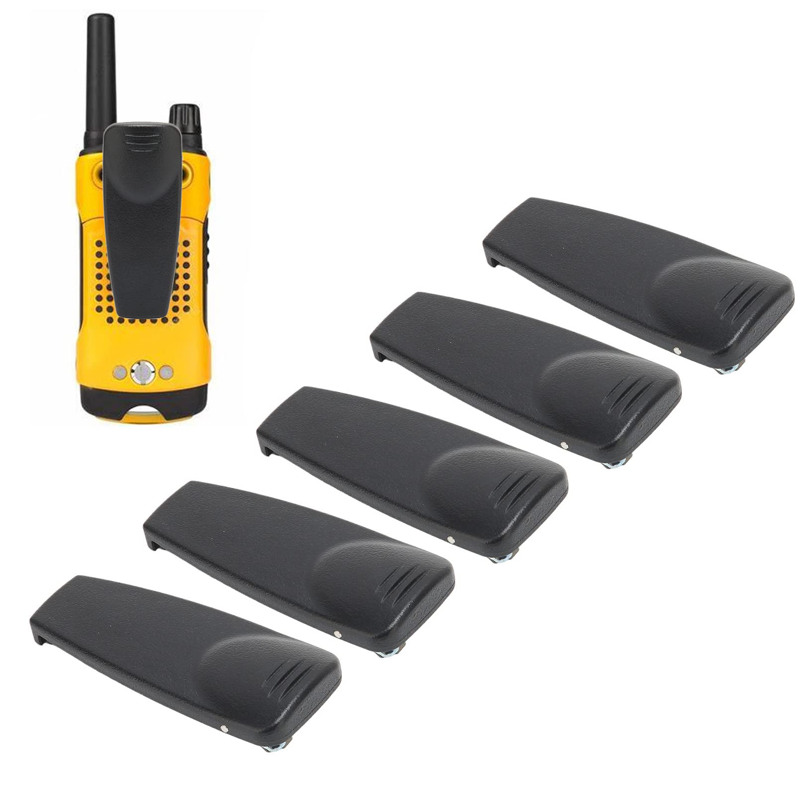 Multipurpose Portable Radio Belt Clip for Motorola GP2000 GP88S GP328 GP338 - Secure Hands-Free Carrying for Walkie Talkies - Ideal for Construction, Security, and Outdoor Activities